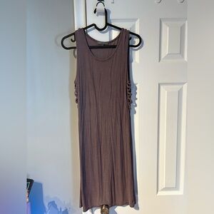 Sleeveless Purple Dress